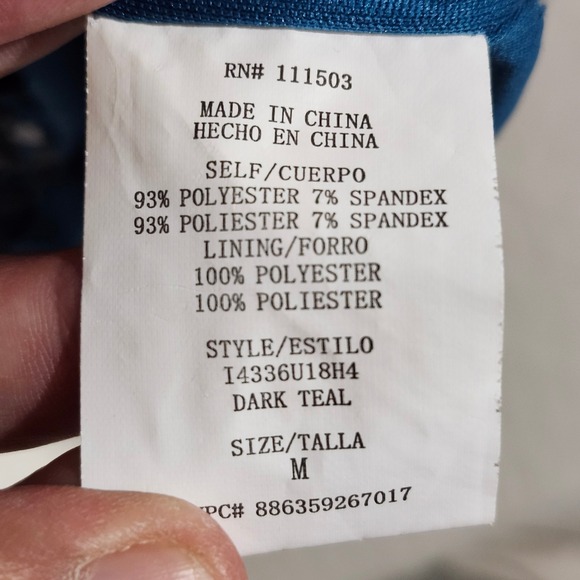 Lily Rose NWT Teal Blue Sequin‎ One Shoulder Mini Dress Party Cocktail HOCO M - Picture 9 of 11